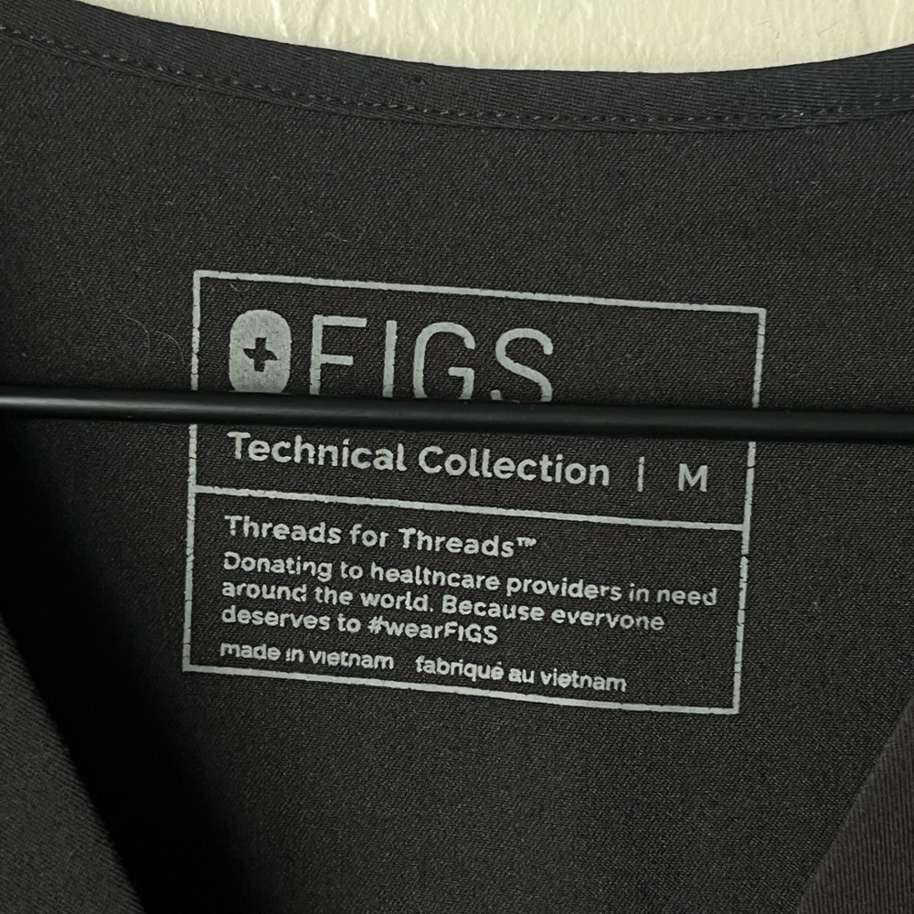 Figs Straight Leg Jumpsuit in Black - Picture 8 of 10